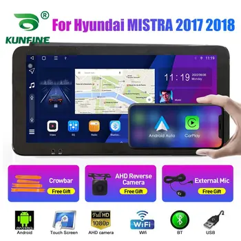 10.33 Polegadas Rádio do Carro Para Hyundai MISTRA 2017-18 2Din Android Octa Core de som do Carro DVD GPS de Navegação Jogador QLED Tela Carplay