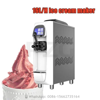 16L/H Tabela de Alimentos do Tipo Touch Screen Mini Automática China sorvete Soft Preço da Máquina Para Venda