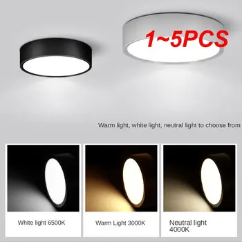 1~5PCS Ultra-Fino LED Teto Lâmpada 48W 36W 24W 18W 6W Moderno Painel de Luzes de Teto na sala e Quarto de Montagem de Superfície de iluminação