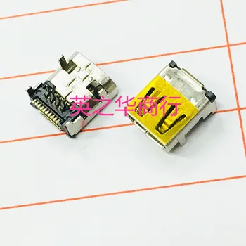 30pcs original novo Mini-Mini-HDMI fêmea da base de dados de 19P de alta definição conector de interface de plug-in 10P chip HDMI soquete