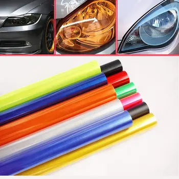 30X100CM Auto Car Light Farol lanterna traseira Tonalidade Estilo Impermeável Protetora Película de Vinil Tintting Adesivo de Carro Acessórios