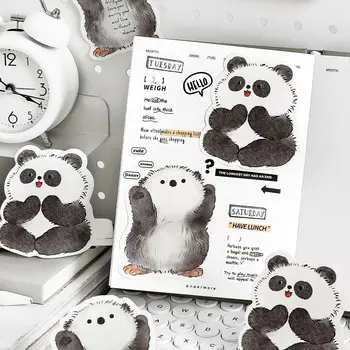 Bonito Kawaii Animal De Notas O Bloco De Notas Lembretes Do Office Escola De Abastecimento De Papel De Carta Panda Gato Lebre Marcador Post