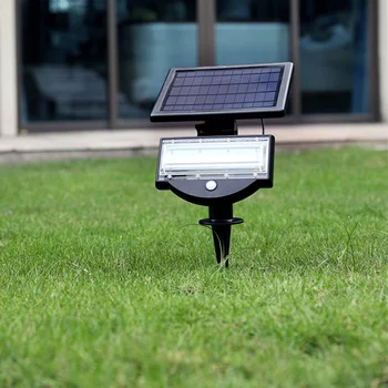 Brilhante Super do DIODO emissor de luz Solar Exterior Impermeável Ultra Humanos Indução Sensor de Movimento Para Varanda Caminho Pátio Lâmpada de Parede