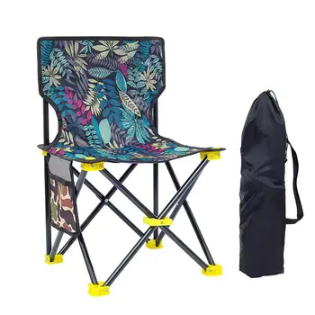 Camping Cadeira com Apoio para as Costas de Pesca Cadeiras Cadeira de Viagem Acampamento Fezes