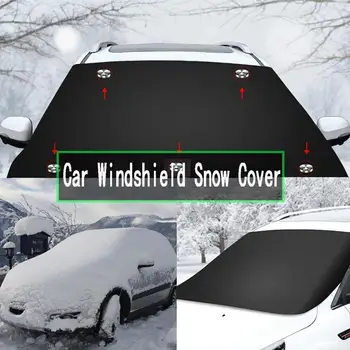 Carro coberto de Neve do Automóvel de pára-brisa, pára-Sol de Neve Sombra de Sol Universal Automotivo pára-brisa Frontal à prova de Vento Anti congelamento Tampa