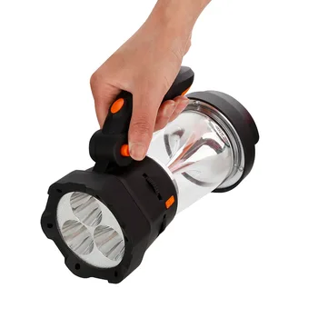 De mão de Auto-elétrico, Rádio Lanterna Impermeável Exterior de Alívio de Desastres Lanterna de Mão-carregada de Iluminação de Emergência