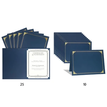 Detentores De Certificado, Diploma, Os Titulares De Certificado De Cobre Com Folha De Ouro Limite De Tamanho De Letra 8.5X11 Polegadas