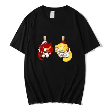 Lixo dos Condes os Homens da Família Camiseta Cartoon Mangá coreano de Verão T-shirts de Manga Curta Tees Mulheres Kawaii Roupas 100%Algodão Topo