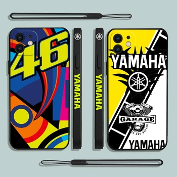 Moda Yamaha R-Rossie 46 Telefone Case Para Samsung A53 A50 A12 A52 A52S A51 A71 A72 A73 A81 A91 A22 A32 A30 4G 5G com Alça de Mão
