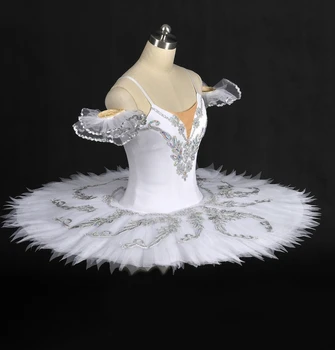 N000011 Profissional Cisne Branco Clássico, Ballet TUTU de Ballet Traje