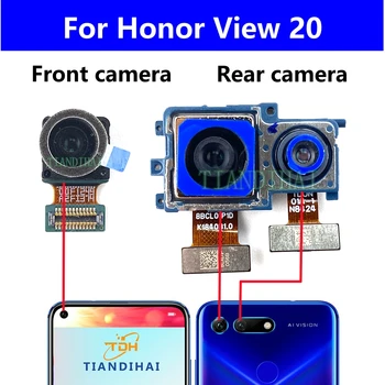 Original Câmera Traseira Frontal Traseira Câmera De Volta Para A Huawei Honor Vista 20 View20 V20 Grandes Principal Selfie Módulo De Câmera Com Cabo Flex