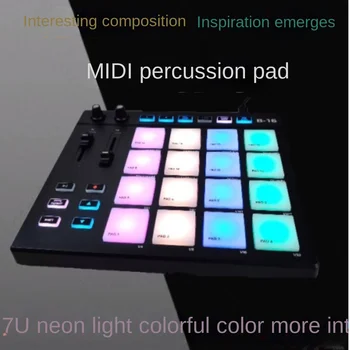 Pad de percussão MIDI Teclado Arranjador Eletrônico do DJ de Música Controlador de Iniciante B16 Divertido Arranjador