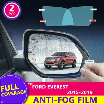 para a Ford Everest 2015 2016 2017 2018 2019 Espelho Retrovisor Filme HD Anti-Nevoeiro à prova de chuva Auto Espelho Adesivo de Carro Acessórios