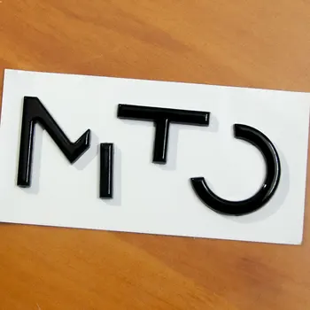 Preto MITO Cauda Carta Emblema do Tronco Emblema de Carro Adesivos Para Alfa Romeo Mito Decoração Exterior Acessórios