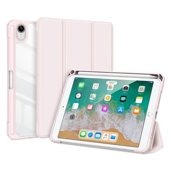 Proteção Funda caixa da Tabuleta Para o iPad Mini 6 Caso 2021 à prova de Choque Smart Cover Caso Macio de TPU Para iPad mini6 com porta-Lápis