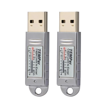Quente 2X USB Termômetro do Sensor de Temperatura do Registrador de Dados do Gravador Para o Pc Windows Xp Vista/7