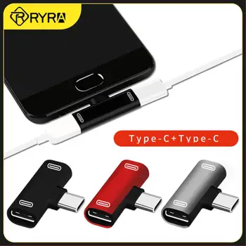 RYRA 3 Em 1 USB C Ao Tipo-C Adaptador USB Tipo C Cabo de Carregamento do Carregador, Fone de ouvido Conversor Para Xiao Mi 8 Mi 6 Adaptador de Fone de ouvido