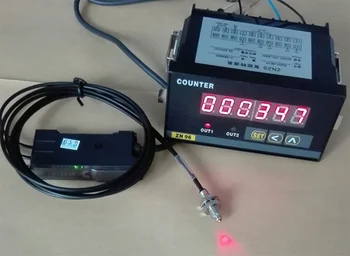 Tacômetro Digital display tacômetro medidor de Frequência de Velocidade de Linha Tacômetro Kit 20000 RPM ZNZS2