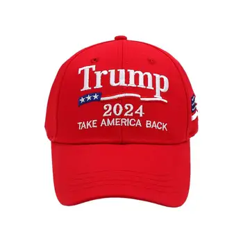 Trump 2024 Chapéus Para Homens Campanha Chapéu Bordado De Levar Os Estados Unidos De Volta Trump Bonés De Beisebol Com A Bandeira Americana Respirável Chapéu Vintage
