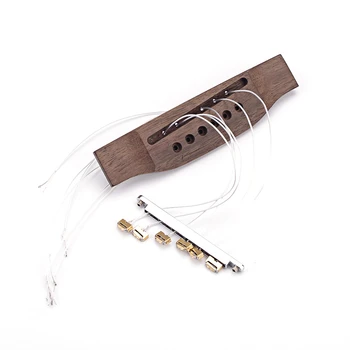 Violão Ponte Piezo Pickup com a Granulação de Uma Guitarra Elétrica para Guitarra Acústica Acessórios para Instrumentos